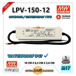 Power Supply Trafo Meanwell LPV-150-12 DC 12V 10A 150W | Mean Well (Waterproof)